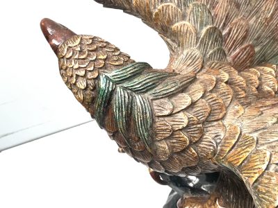 AMERICAN BALD  EAGLE CARVED ON BASE VICTORIAN - Image 10
