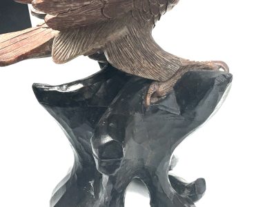 AMERICAN BALD  EAGLE CARVED ON BASE VICTORIAN - Image 12