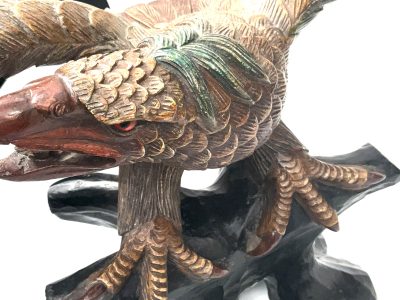 AMERICAN BALD  EAGLE CARVED ON BASE VICTORIAN - Image 15