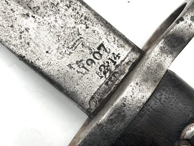 BRITISH 1WW SOLDIERS BAYONET & SCABBARD & FROG - Image 18