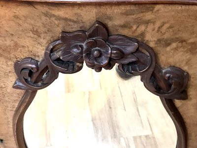 CREDENZA BURR WALNUT MARBLE TOPPED CIRCA 1850 - Image 2