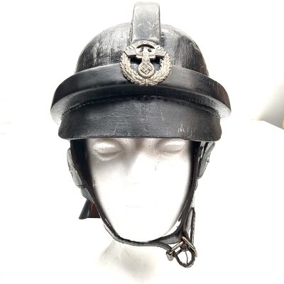 N.S.K.K MOTOR CYCLISTS HELMET 1930'S - Image 2