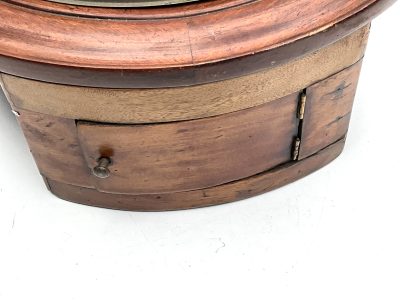 SCHOOL CLOCK MAHOGANY WITH FUSSE MOVEMENT - Image 2
