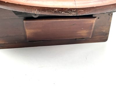 SCHOOL CLOCK MAHOGANY WITH FUSSE MOVEMENT - Image 3