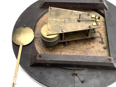 SCHOOL CLOCK MAHOGANY WITH FUSSE MOVEMENT - Image 5