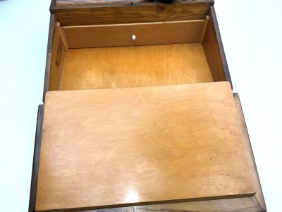 TEMPLE MOUNT CARVED OLIVE WOOD WRITING SLOPE - Image 9
