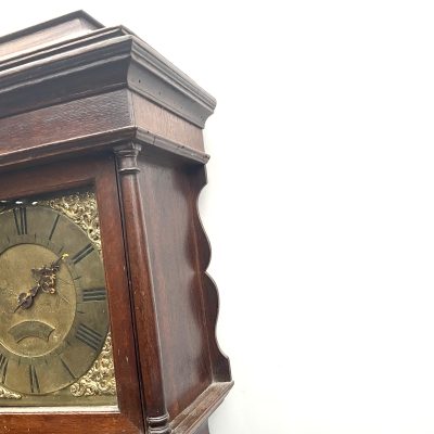 JAMES YARDLEY 18th CENTURY OAK LONG CASED CLOCK - Image 5