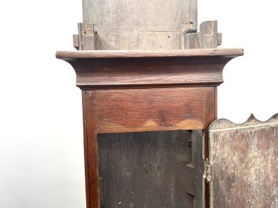 JAMES YARDLEY 18th CENTURY OAK LONG CASED CLOCK - Image 18