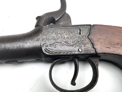 PAIR OF PERCUSHION OVERCOAT PISTOLS - Image 2