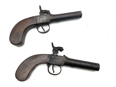 PAIR OF PERCUSHION OVERCOAT PISTOLS - Image 6