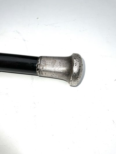 SILVER TOP GENT'S WALKING STICK SWORD STICK - Image 3