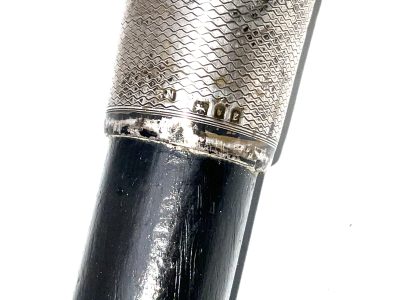 SILVER TOP GENT'S WALKING STICK SWORD STICK - Image 10