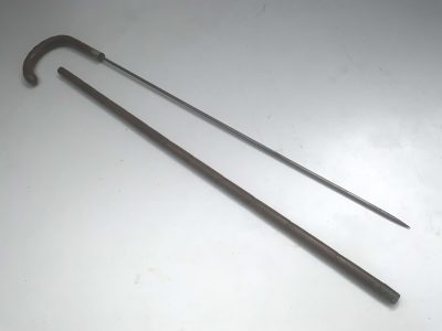 PARTRIDGE WOOD WALKING STICK SWORD STICK - Image 11
