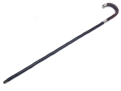 CHERRY WOOD GENTLEMAN’S WALKING STICK SWORD STICK. - Image 2