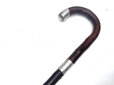 CHERRY WOOD GENTLEMAN’S WALKING STICK SWORD STICK. - Image 3