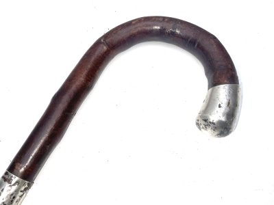 CHERRY WOOD GENTLEMAN’S WALKING STICK SWORD STICK. - Image 4