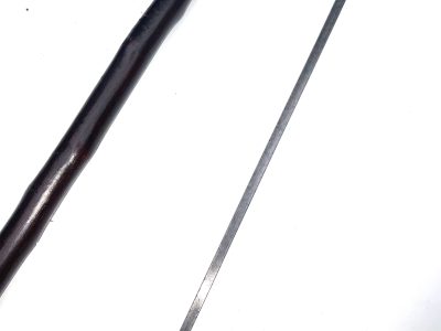 CHERRY WOOD GENTLEMAN’S WALKING STICK SWORD STICK. - Image 14