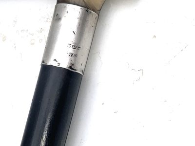 GENT’S EBONY & HORN WALKING STICK SWORD STICK - Image 4