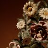Very Decorative Italian Toleware And Brass Flower Vases, Circa 1850-70 - Image 3