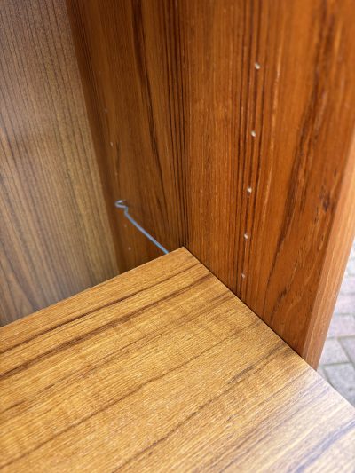 Danish Mid Century Tall Teak Bookcase c1960s - Image 3