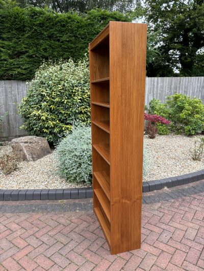 Danish Mid Century Tall Teak Bookcase c1960s - Image 6