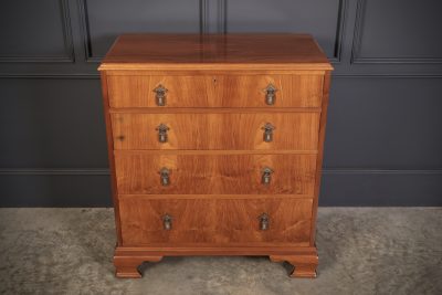 Art Deco Walnut Chest Of Drawers - Image 2