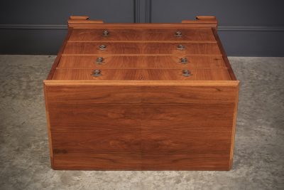 Art Deco Walnut Chest Of Drawers - Image 8