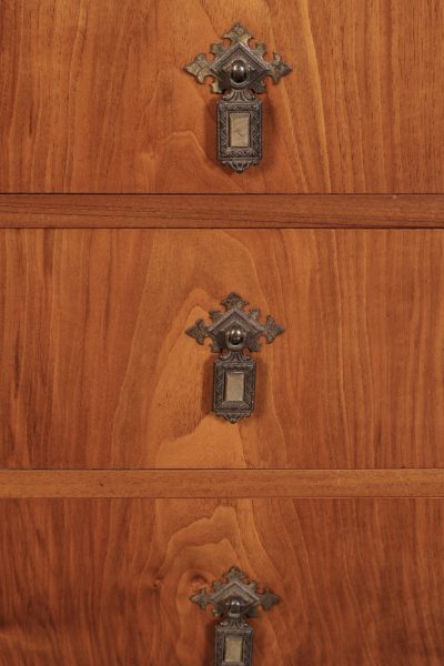 Art Deco Walnut Chest Of Drawers - Image 10
