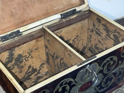 TORTOISE SHELL & BUELLE TEA CADDY - Image 10