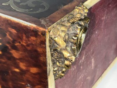 TORTOISE SHELL & BUELLE TEA CADDY - Image 16