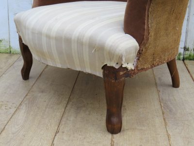 Antique French Napoleon III Armchair - Image 4