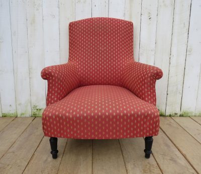Antique French Napoleon III Armchair - Image 2