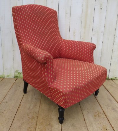 Antique French Napoleon III Armchair - Image 8