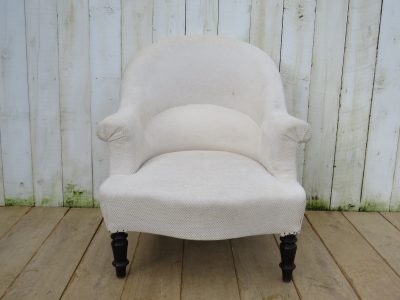 Antique French Napoleon III Tub Chair - Image 2