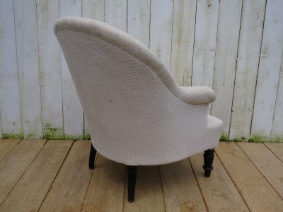Antique French Napoleon III Tub Chair - Image 3