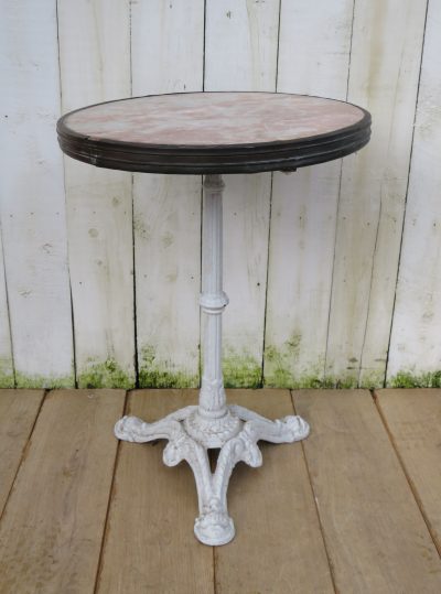 Antique French Marble Top Bistro Table - Image 7