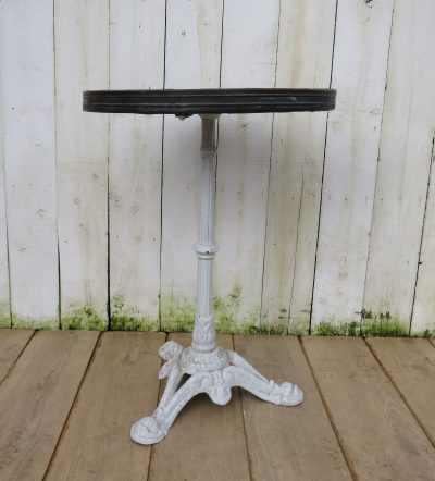 Antique French Marble Top Bistro Table - Image 4
