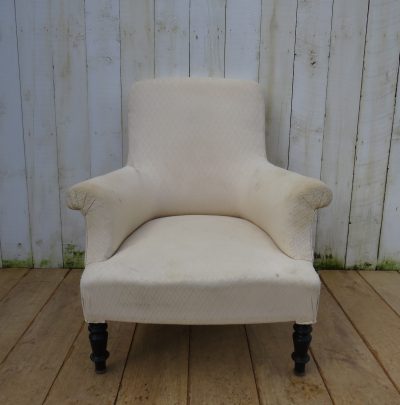 Antique French Napoleon III Armchair - Image 2