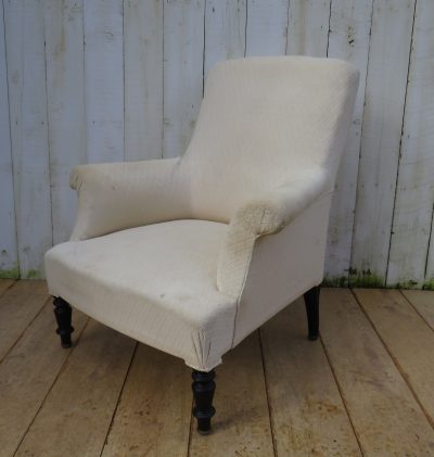 Antique French Napoleon III Armchair - Image 8