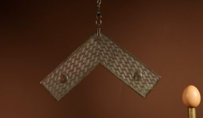 Chinese/Japanese Fine Cast Bronze Type Of Lithophone Musical Qing Triangle.  - Image 3