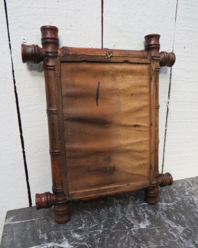 Antique French Faux Bamboo Mirror - Image 5