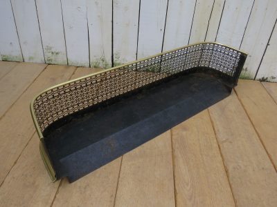 Victorian Brass Fireside Fender - Image 3