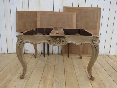 Bleached Oak Extending Dining Table - Image 5
