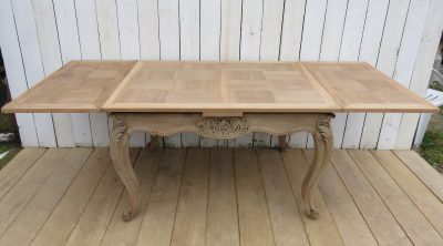 Bleached Oak Extending Dining Table - Image 13