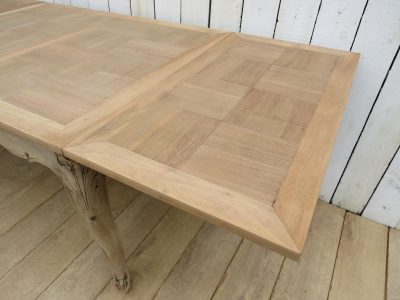 Bleached Oak Extending Dining Table - Image 4