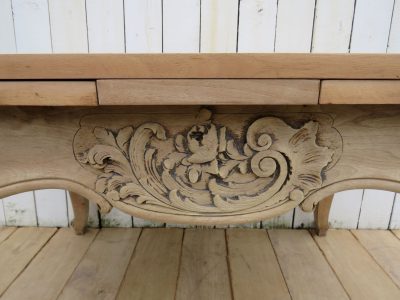 Bleached Oak Extending Dining Table - Image 9