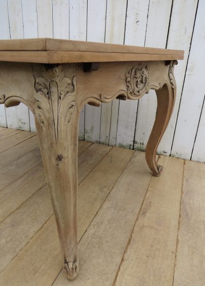 Bleached Oak Extending Dining Table - Image 3