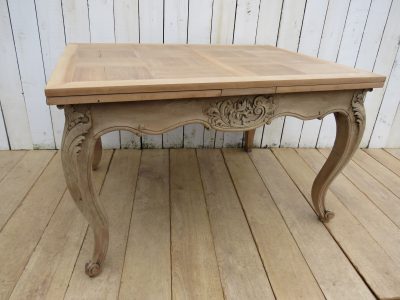 Bleached Oak Extending Dining Table - Image 7