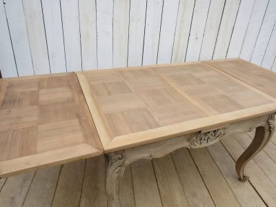 Bleached Oak Extending Dining Table - Image 8