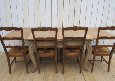 Bleached Oak Extending Dining Table - Image 11